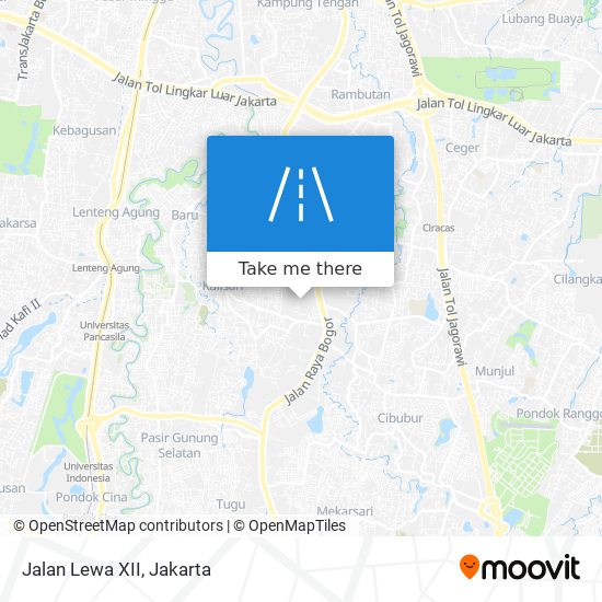 Jalan Lewa XII map