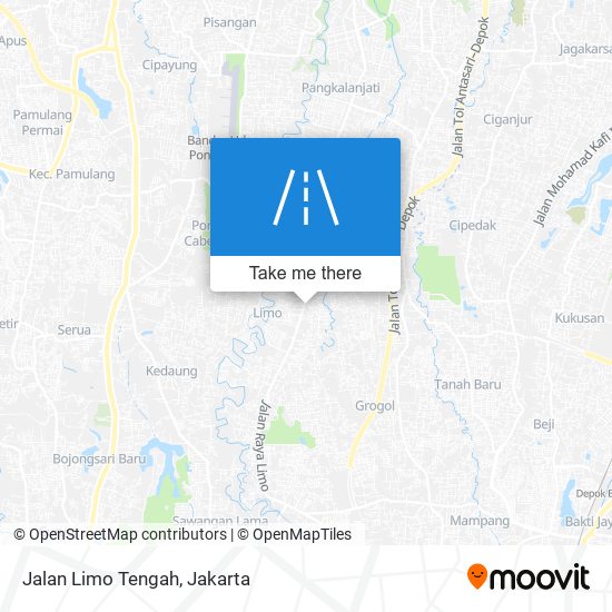 Jalan Limo Tengah map