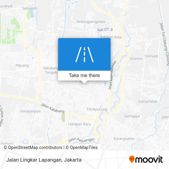 Jalan Lingkar Lapangan map