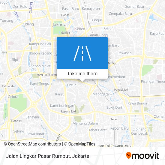 Jalan Lingkar Pasar Rumput map