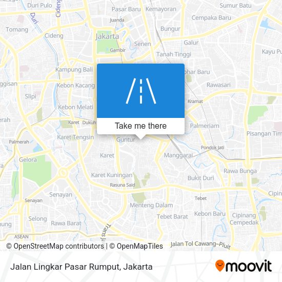 Jalan Lingkar Pasar Rumput map