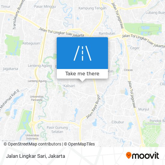 Jalan Lingkar Sari map