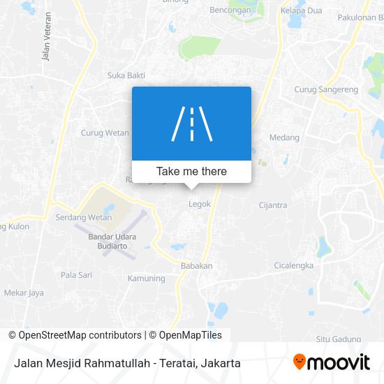 Jalan Mesjid Rahmatullah - Teratai map