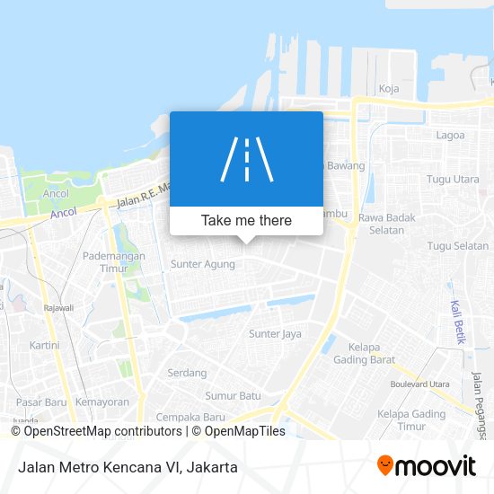 Jalan Metro Kencana VI map