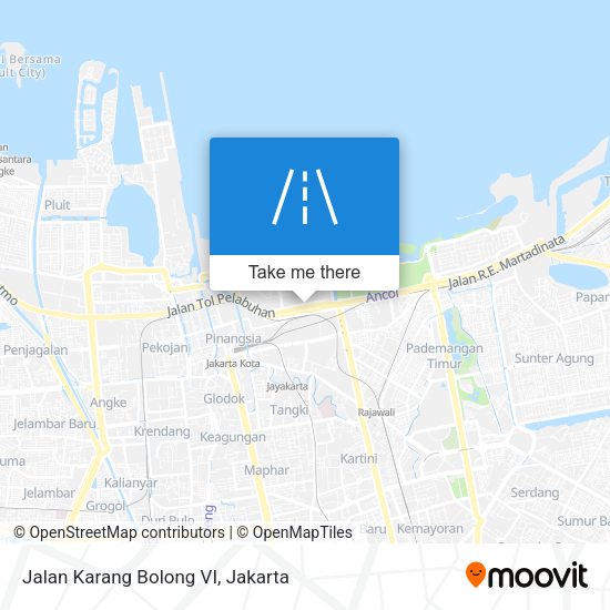 Jalan Karang Bolong VI map