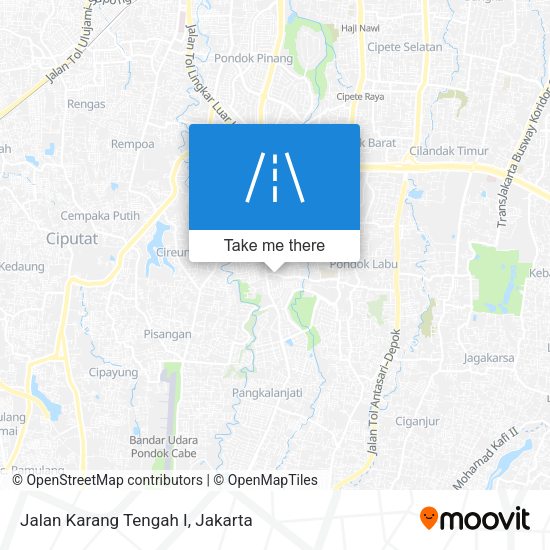 Jalan Karang Tengah I map