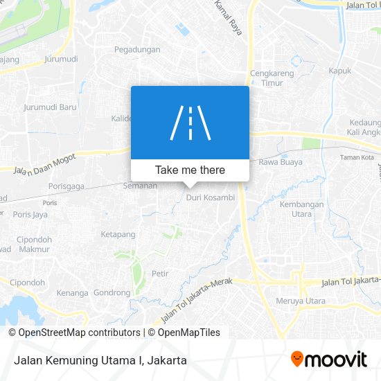 Jalan Kemuning Utama I map