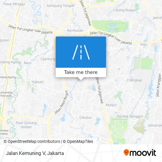 Jalan Kemuning V map