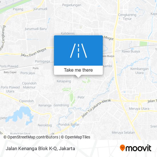 Jalan Kenanga Blok K-Q map