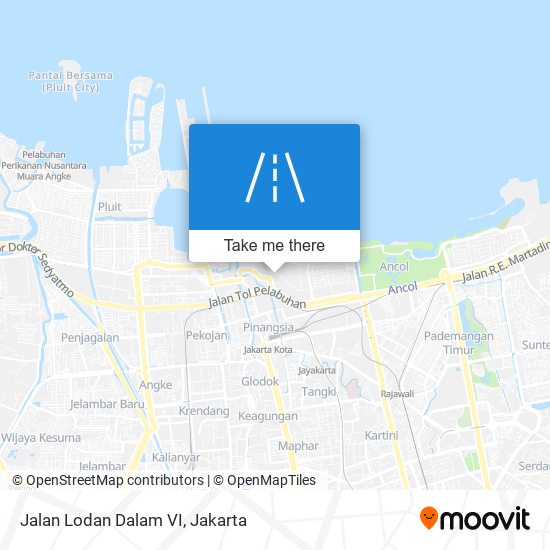 Jalan Lodan Dalam VI map