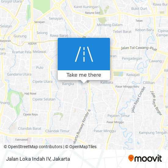 Jalan Loka Indah IV map