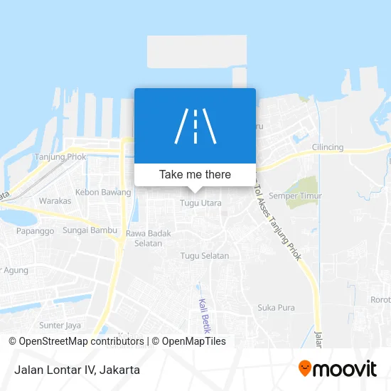 Jalan Lontar IV map