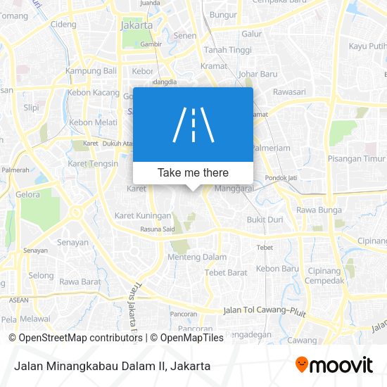 Jalan Minangkabau Dalam II map