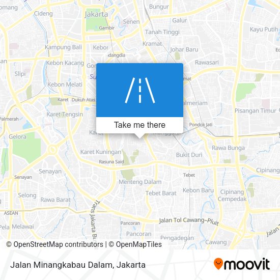 Jalan Minangkabau Dalam map