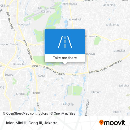 Jalan Mini III Gang III map