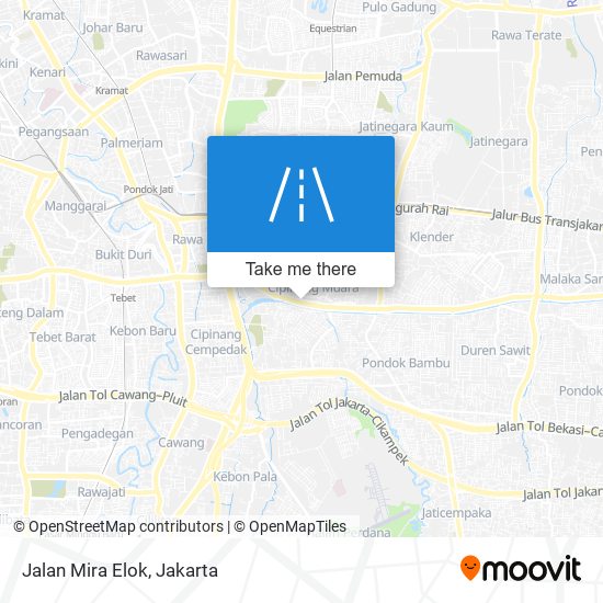 Jalan Mira Elok map