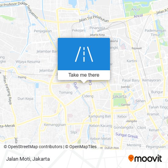 Jalan Moti map