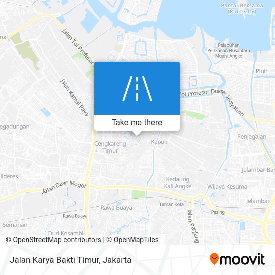 Jalan Karya Bakti Timur map