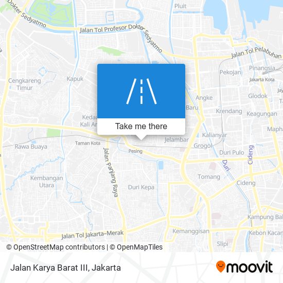 Jalan Karya Barat III map