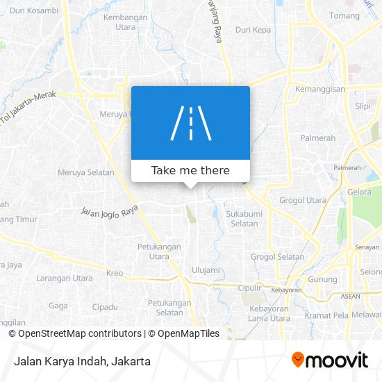 Jalan Karya Indah map