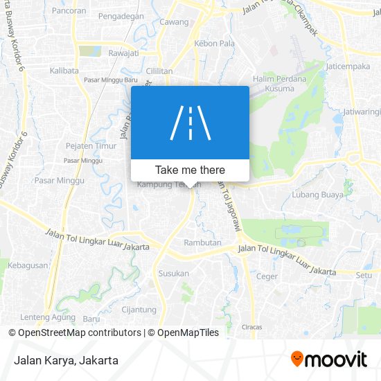 Jalan Karya map