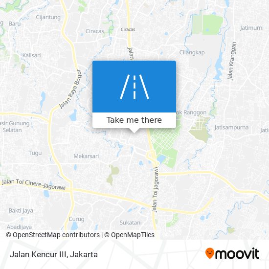 Jalan Kencur III map