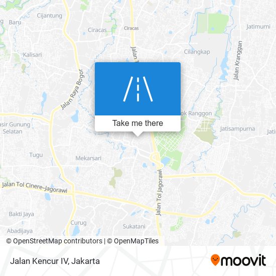 Jalan Kencur IV map