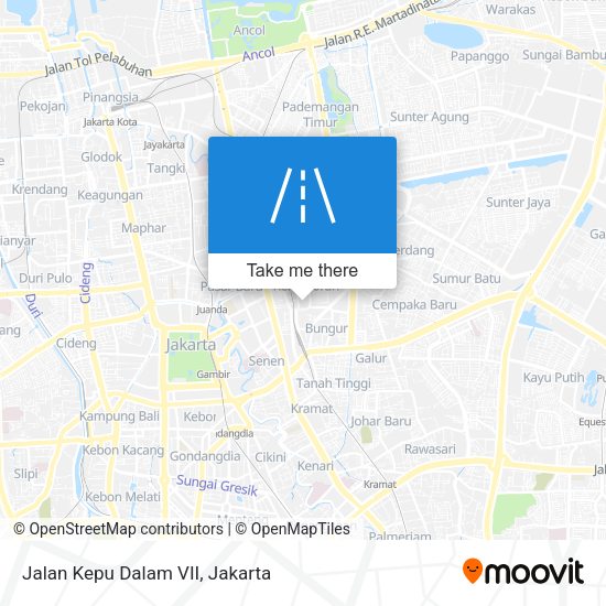 Jalan Kepu Dalam VII map