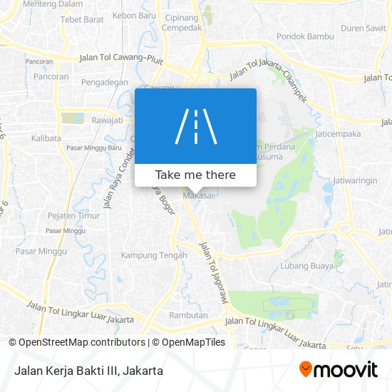 Jalan Kerja Bakti III map