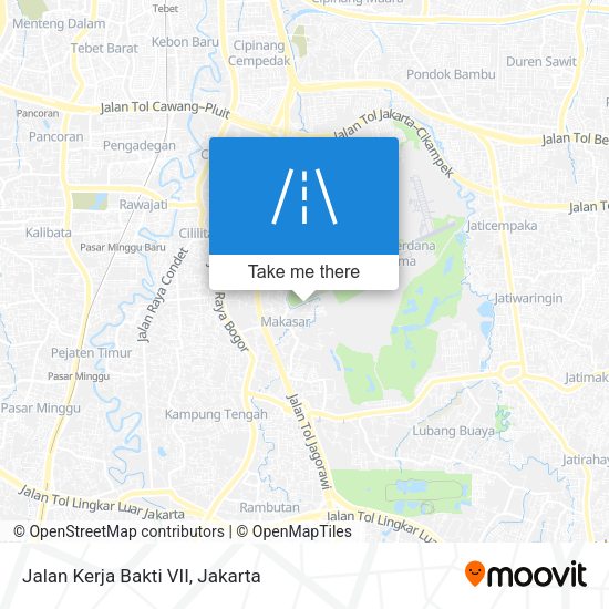 Jalan Kerja Bakti VII map