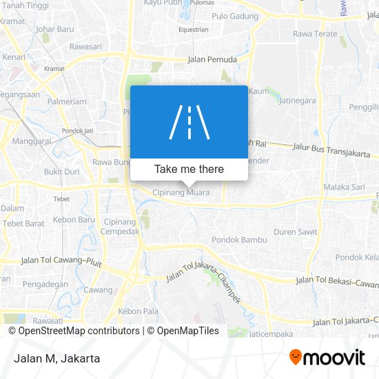 Jalan M map