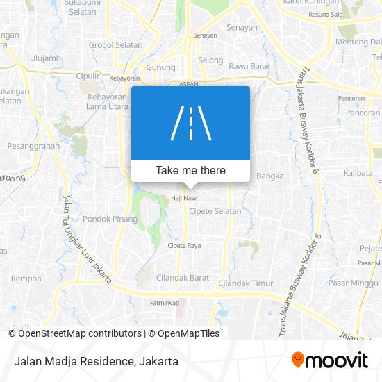 Jalan Madja Residence map