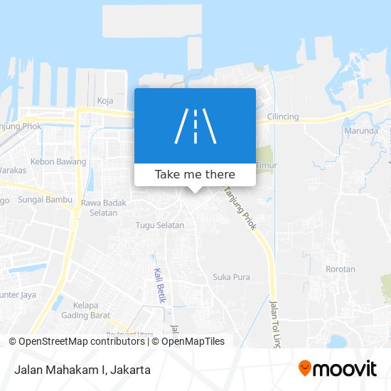 Jalan Mahakam I map