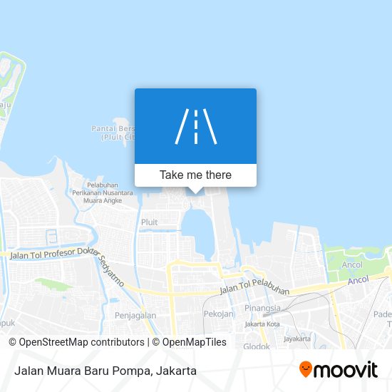 Jalan Muara Baru Pompa map