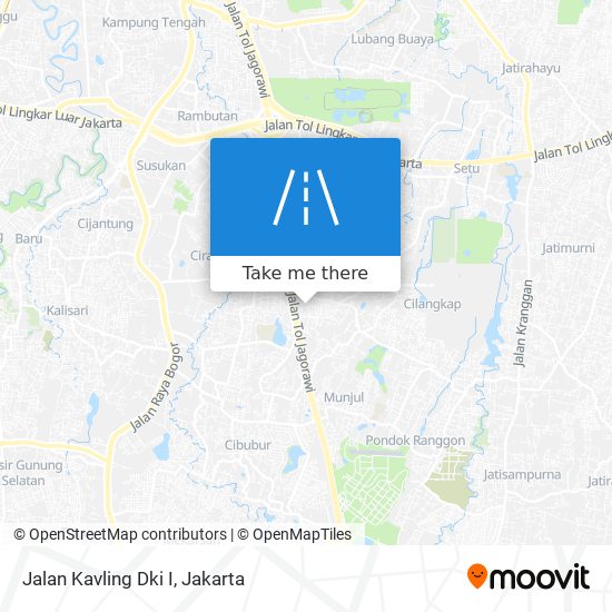 Jalan Kavling Dki I map