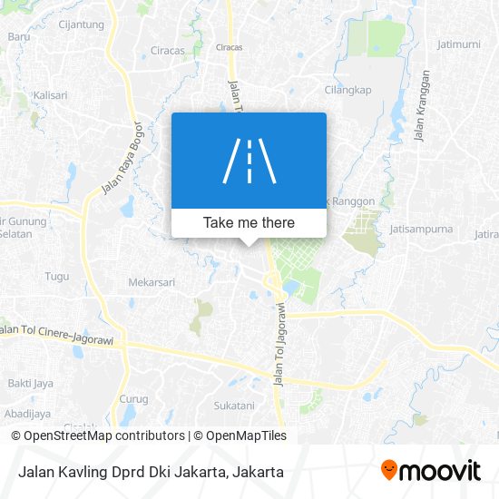 Jalan Kavling Dprd Dki Jakarta map