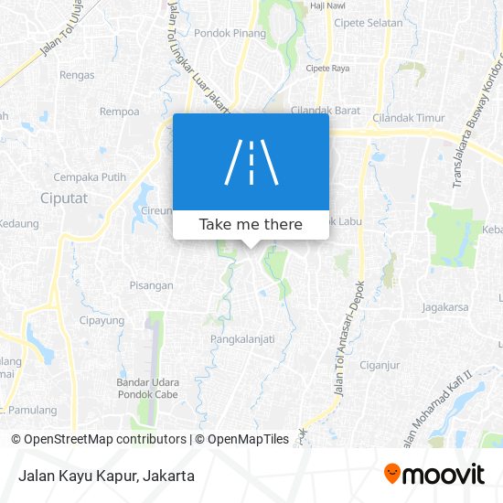 Jalan Kayu Kapur map