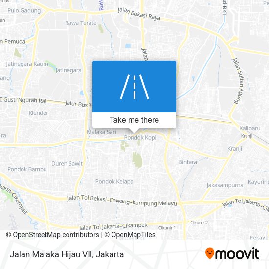 Jalan Malaka Hijau VII map