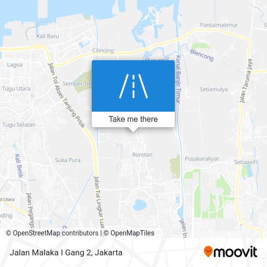 Jalan Malaka I Gang 2 map