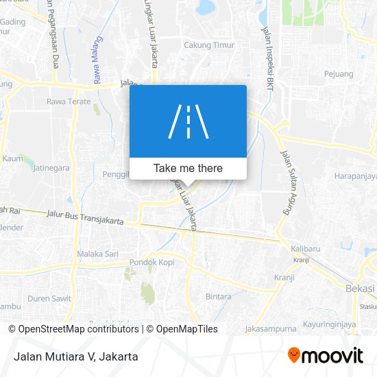 Jalan Mutiara V map