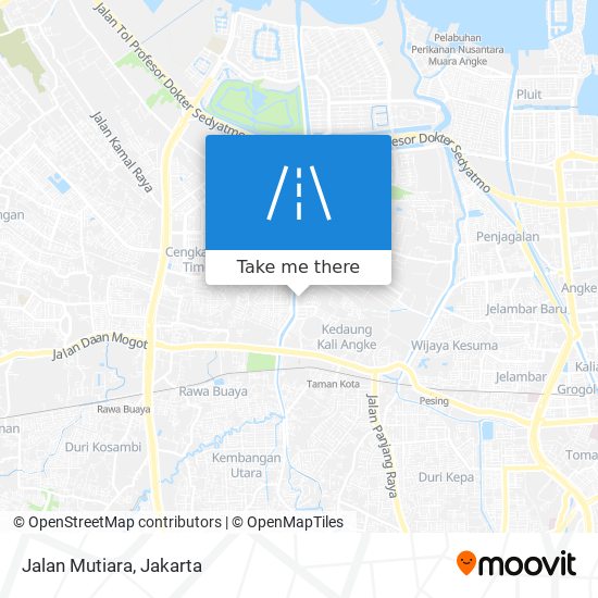 Jalan Mutiara map