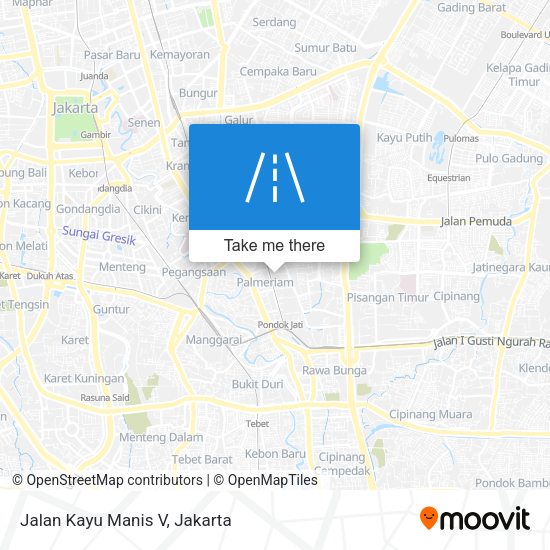 Jalan Kayu Manis V map