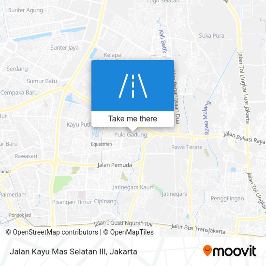 Jalan Kayu Mas Selatan III map