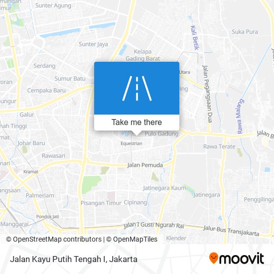 Jalan Kayu Putih Tengah I map