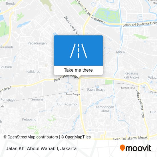 Jalan Kh. Abdul Wahab I map