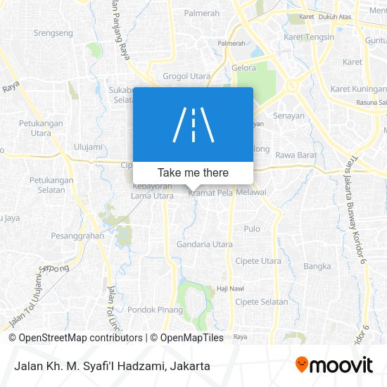 Jalan Kh. M. Syafi'I Hadzami map