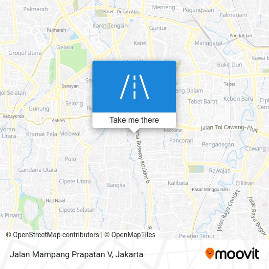 Jalan Mampang Prapatan V map