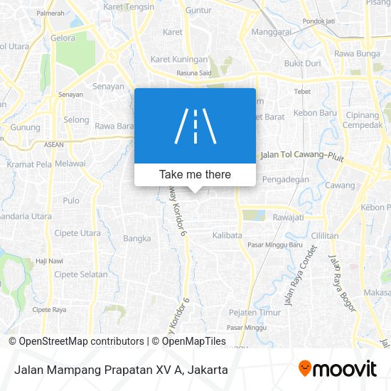 Jalan Mampang Prapatan XV A map