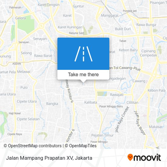 Jalan Mampang Prapatan XV map