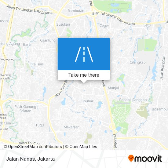 Jalan Nanas map